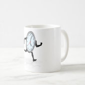 Mug Horloge en cours d'exécution (Devant droit)