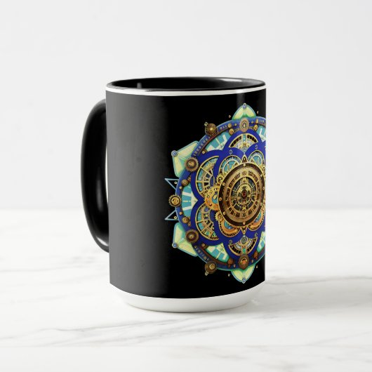 Mug Horloge mécanique incroyable (Devant gauche)