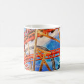 Mug Horloge murale acrylique avec montre à dessous de  (Centre)