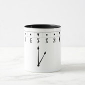Mug Horloge numérique éthiopienne (Centre)