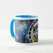 Mug Horloge-Time et espace astronomiques de Prague (Devant gauche)