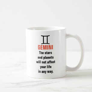 Mug Horoscope de Gémeaux - les étoiles et les planè