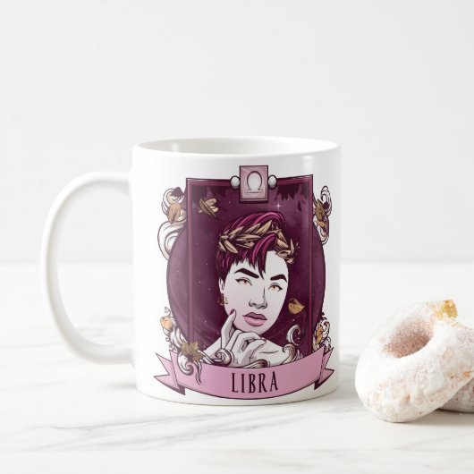 Mug Horoscope - LIBRA (Avec donut)