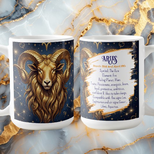 Mug Horoscope Sign Aries | Astrology Traits & Dates