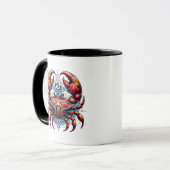 Mug Horoscope signe astrologique du cancer le crabe (Devant gauche)