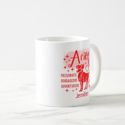 Mug Horoscope Zodiac Aries (Devant droit)