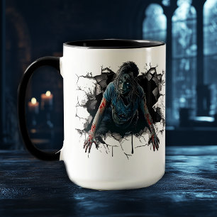 Mug Horreur de Zombie Effrayant - Halloween Effrayant