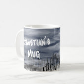Mug Horreur d'Halloween personnalisé Déplaisant Scarec (Devant gauche)