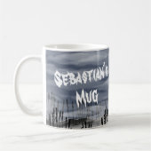 Mug Horreur d'Halloween personnalisé Déplaisant Scarec (Gauche)