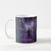 Mug Horreur Éffrayant Fantôme Purple Halloween noir (Gauche)