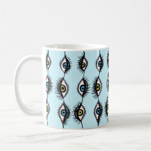 Mug Horreur gothique déplaisant yeux sorciers