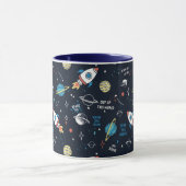 Mug Hors de ce Motif spatial mondial (Centre)
