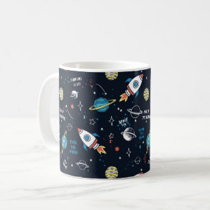 Mug Hors de ce Motif spatial mondial
