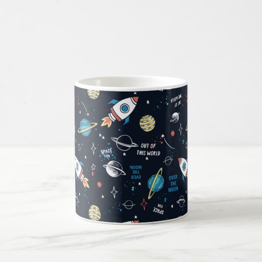 Mug Hors de ce Motif spatial mondial (Centre)