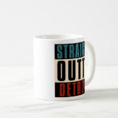 Mug Hors droit Detroit Michigan MI (Devant droit)