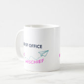 Mug Hors du bureau. Dans le malheur (Devant gauche)
