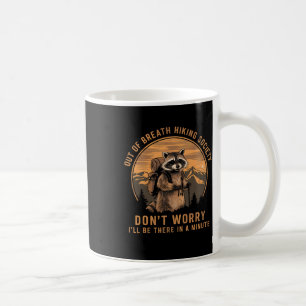 Mug Hors Respiration Société Raccoon Randonnée Vintag