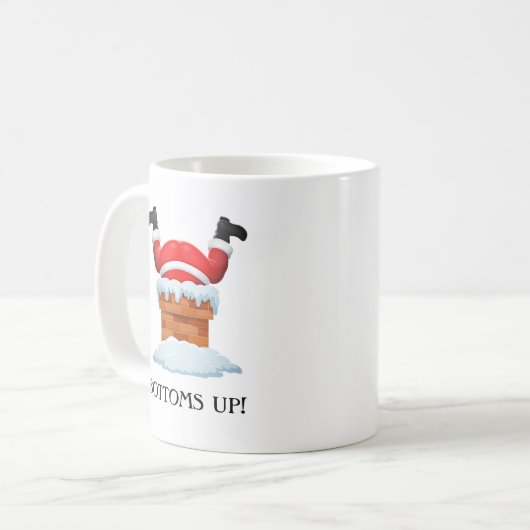 Mug Hors vacances Père Noël  (Devant gauche)