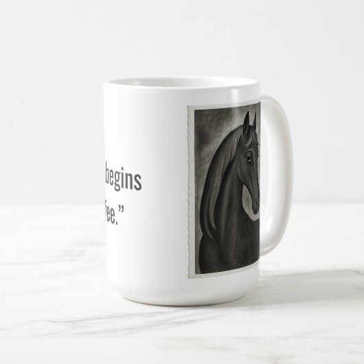 MUG HORSE ART ! (Devant droit)