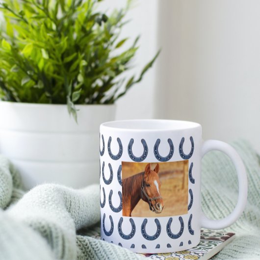Mug Horse Collage Photo Propriétaire Personnalisé Hors