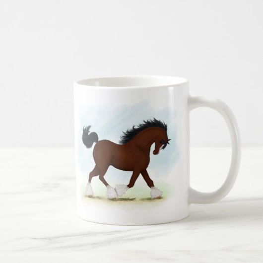 Mug Horse de Bay Clydesdale (Droite)