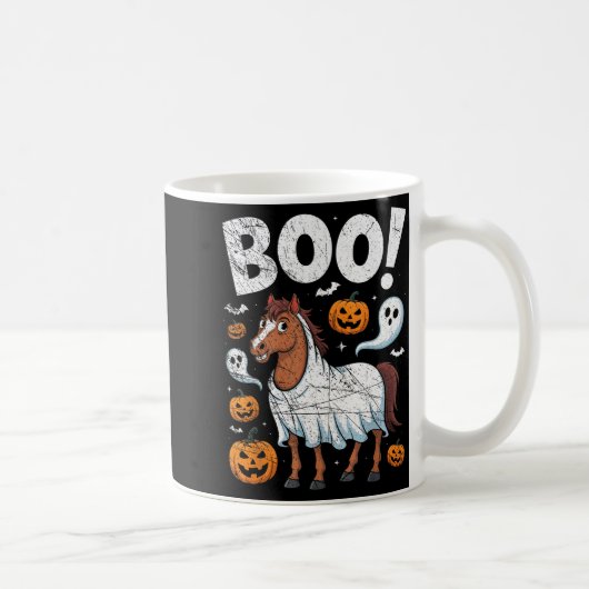 Mug Horse Ghost Costume Funny Equestrian Horses Lover  (Droite)