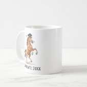 Mug Horse Graduation Personalized (Devant gauche)