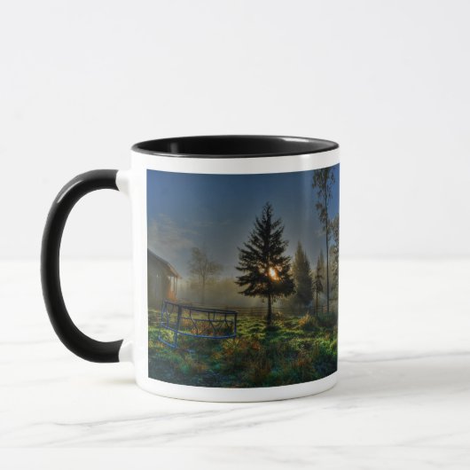 Mug Horse Ranch Sunrise Nature Photo (Gauche)