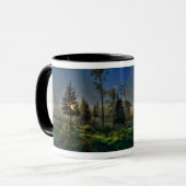 Mug Horse Ranch Sunrise Nature Photo (Devant gauche)