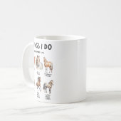 Mug Horse Things I Do In My Leisure Time  (Devant gauche)