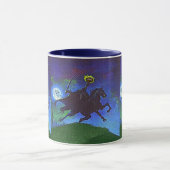 Mug Horseman sans tête dans le feu bleu (Centre)