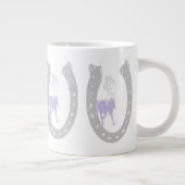 Mug /Horseshoe avec chevaux (Droite)