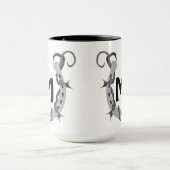 Mug Horseshoe enveloppé dans un monogramme à fil Barbé (Centre)