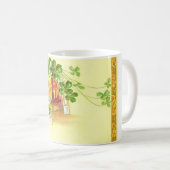 Mug Horseshoe et trèfle à quatre feuilles (Devant droit)