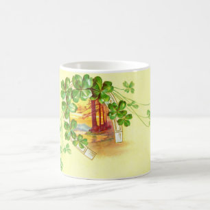 Mug Horseshoe et trèfle à quatre feuilles