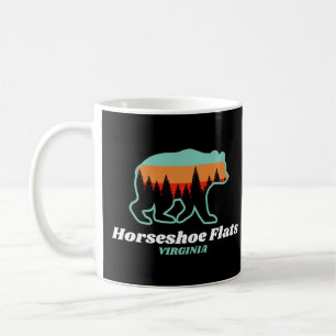 Mug Horseshoe Flats Virginia VA Bear Retro Vintage