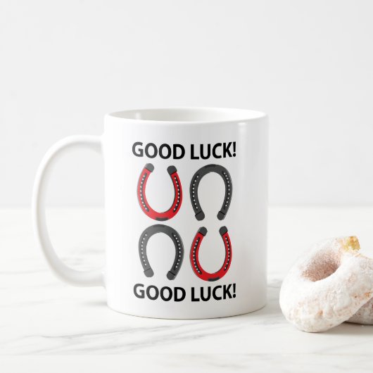 Mug Horseshoe Good Luck Horseshoe (Avec donut)