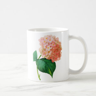 Mug Hortensia rose par Pierre Joseph Redoute