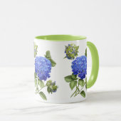 Mug Hortensias bleus (Devant droit)