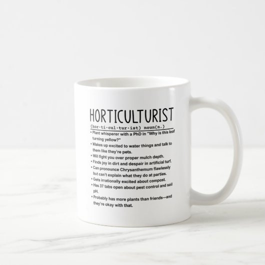 Mug Horticulteur (Droite)