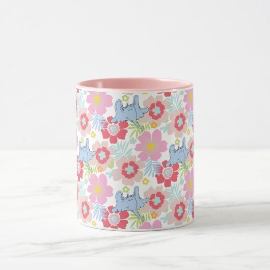 Mug Horton Entend Un Qui | Motif à fleurs Pastel (Centre)