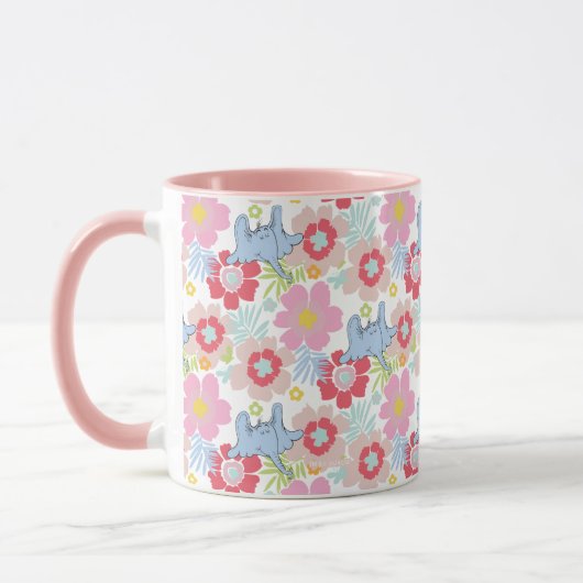 Mug Horton Entend Un Qui | Motif à fleurs Pastel (Gauche)
