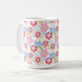 Mug Horton Entend Un Qui | Motif à fleurs Pastel (Devant gauche)