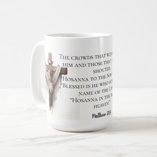 Mug Hosanna in the Highest (Devant gauche)