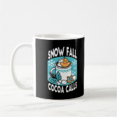 Mug Hot Cocoa and Winter Charm - Snow Fall Cocoa Calls (Gauche)