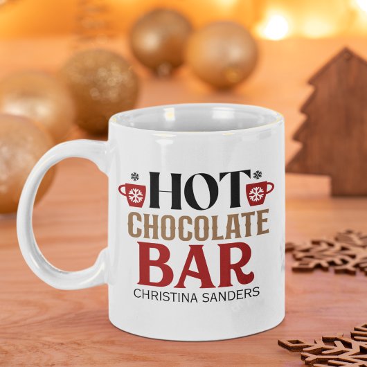 Mug Hot Cocoa Bar Funny Christmas