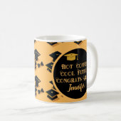 Mug Hot Coffee Cool Futurs Félicitations Grad graduati (Devant droit)
