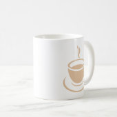 Mug Hot Coffee Cup Art (Devant droit)