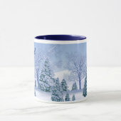 Mug Hot Cup of Coffee on a Cold Winter Day Ajouter un  (Centre)