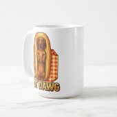 Mug Hot Dawg Funny Dachshund Hot Dog Parody Cute Dog  (Devant gauche)